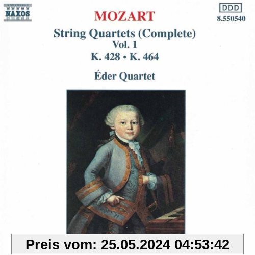 Mozart Streichquartette Vol 1 Eder von Eder-Quartett