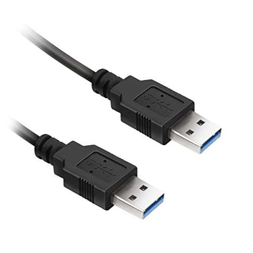 Ekon USB-A 3.0-Kabel, Stecker, 1,8 m, faltbar, für PC, Laptop, Festplatte, Tastatur, Maus, TV von Ekon