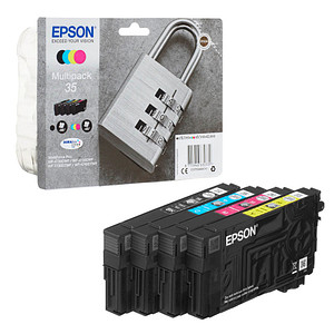 EPSON 35 / T3586  schwarz, cyan, magenta, gelb Druckerpatronen, 4er-Set von Epson