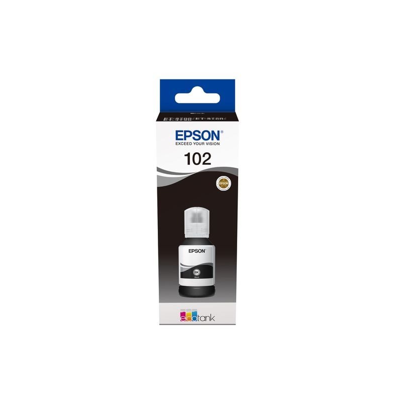 Epson Original 102 - Tinte schwarz -  C13T03R140 von Epson
