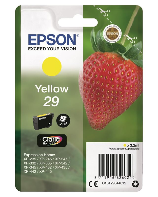 Epson Original - Tinte gelb - 29 Claria von Epson