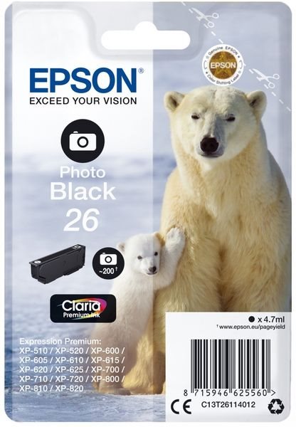 Epson Original - Tinte photoschw. -  C13T26114012 von Epson