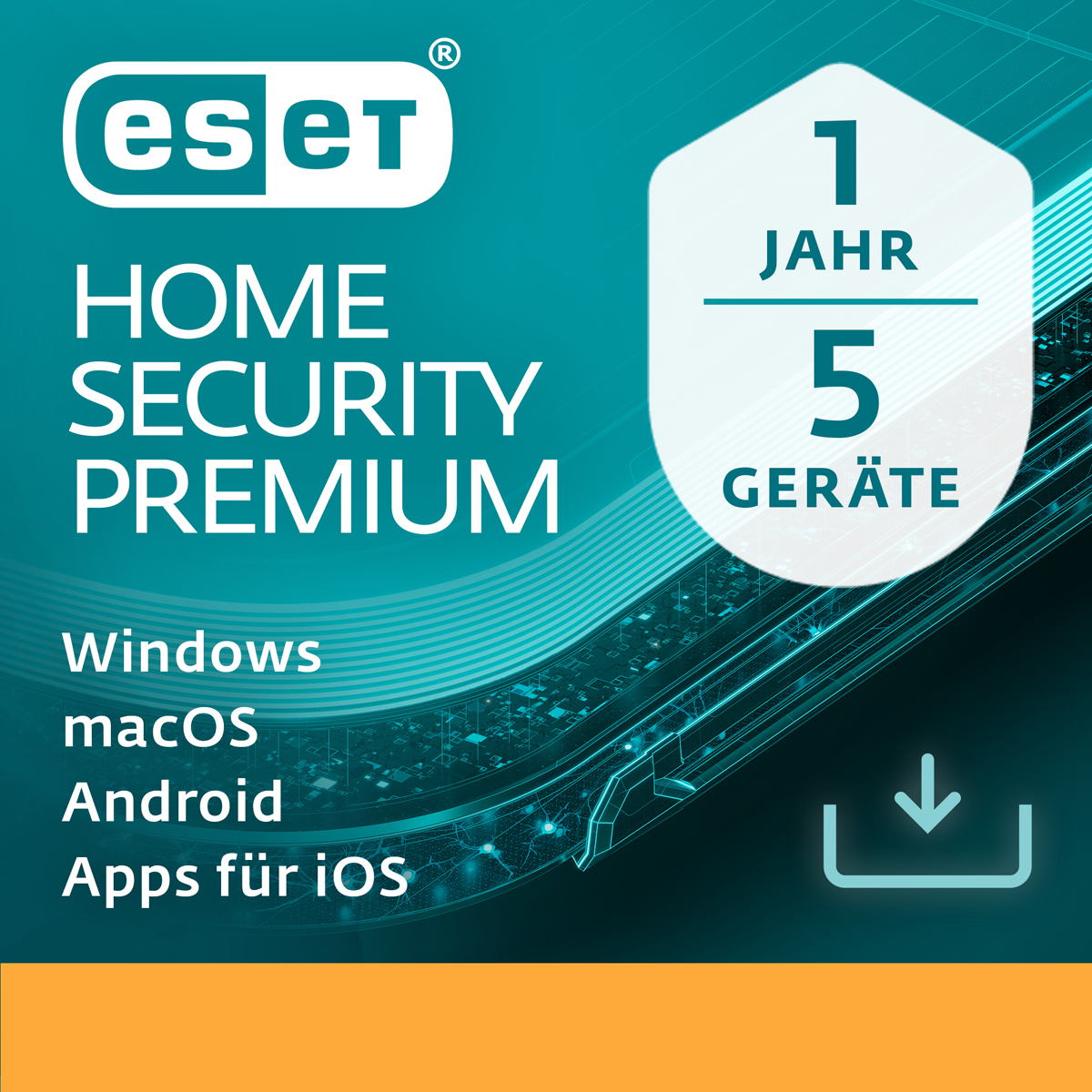 ESET HOME Security Premium [5 Geräte - 1 Jahr] von Eset