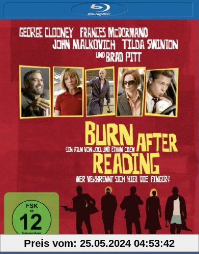 Burn after Reading - Wer verbrennt sich hier die Finger? [Blu-ray] von Ethan Coen
