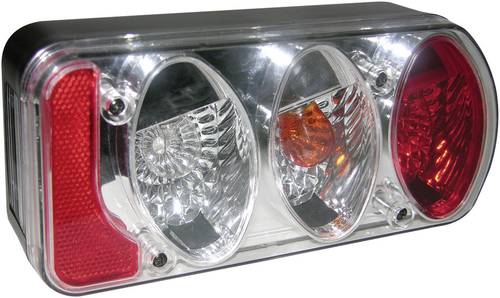 Eufab Anhänger-Rückleuchte Blinker, Bremslicht, Rückleuchte, Rückfahrscheinwerfer rechts 12V Kla von Eufab