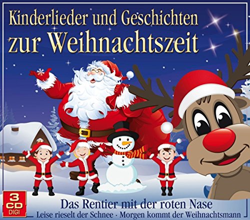 Kinderlieder und Geschichten zur Weihnachtszeit ("Das Rentier mit der roten Nase", "Leise rieselt der Schnee" uvm.) von Euro Trend (Mcp Sound & Media)