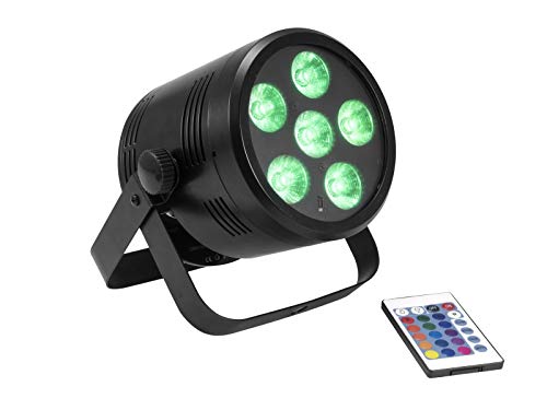 EUROLITE AKKU PAR 6 QCL | AKKU-LED-Scheinwerfer mit RGBW-Farbmischung, inkl. IR-Fernbedienung von Eurolite