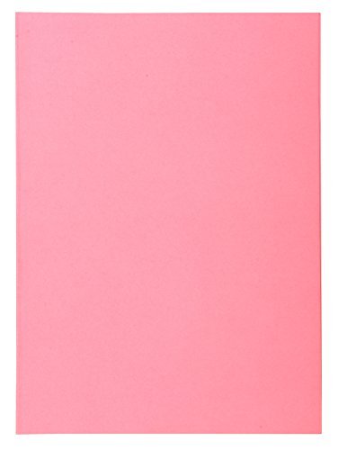 Exacompta 850003E Aktendeckel Packung (22 x 31cm, ideal zum Schutz Ihre Dokumente in Format DIN A4, 21 x 29,7 cm) 250er Pack rosa von Exacompta