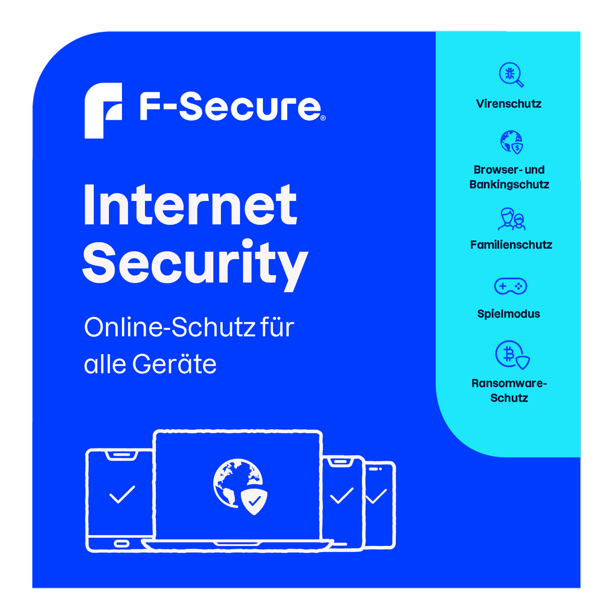 F-Secure Internet Security für alle Geräte [1 Gerät - 3 Jahre] [Vollversion] von F-Secure
