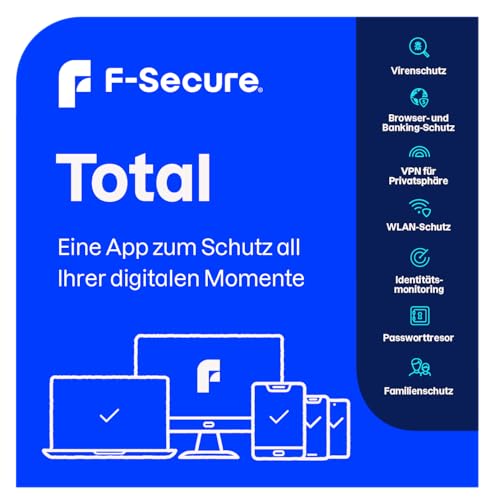 F-Secure Total | 10 Geräte | Monatliches Abonnement von F-Secure
