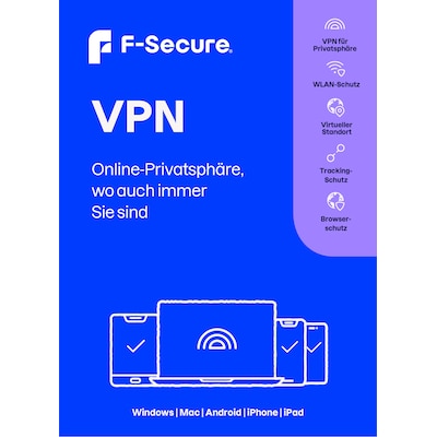 F-Secure VPN | 3 Geräte | 1 Jahr | Download & Produktschlüssel von F-Secure