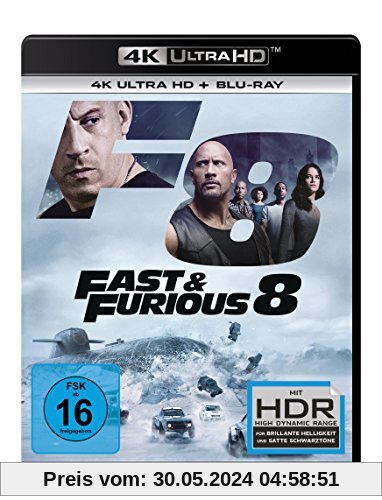 Fast & Furious 8  (4K Ultra HD) (+ Blu-ray) von F. Gary Gray
