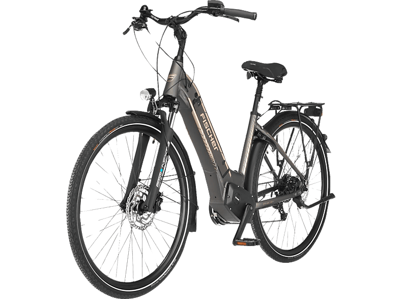 FISCHER CITA 6.0i Citybike (Laufradgröße: 28 Zoll, Damen-Rad, 504 Wh, platingrau matt) von FISCHER
