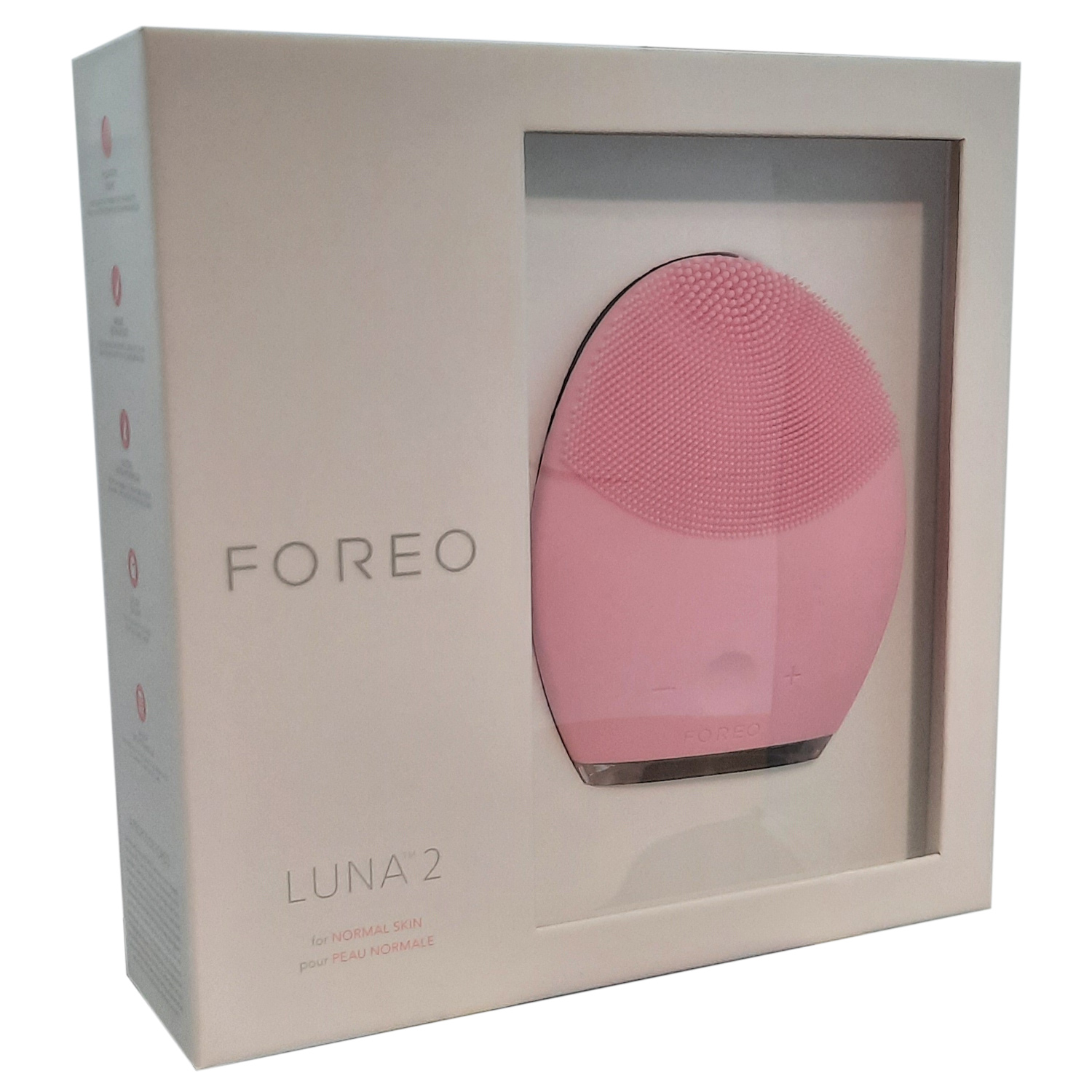 Foreo LUNA 2 elektrische Gesichtsbürste und Anti-Aging Massagegerät, rosa von FOREO