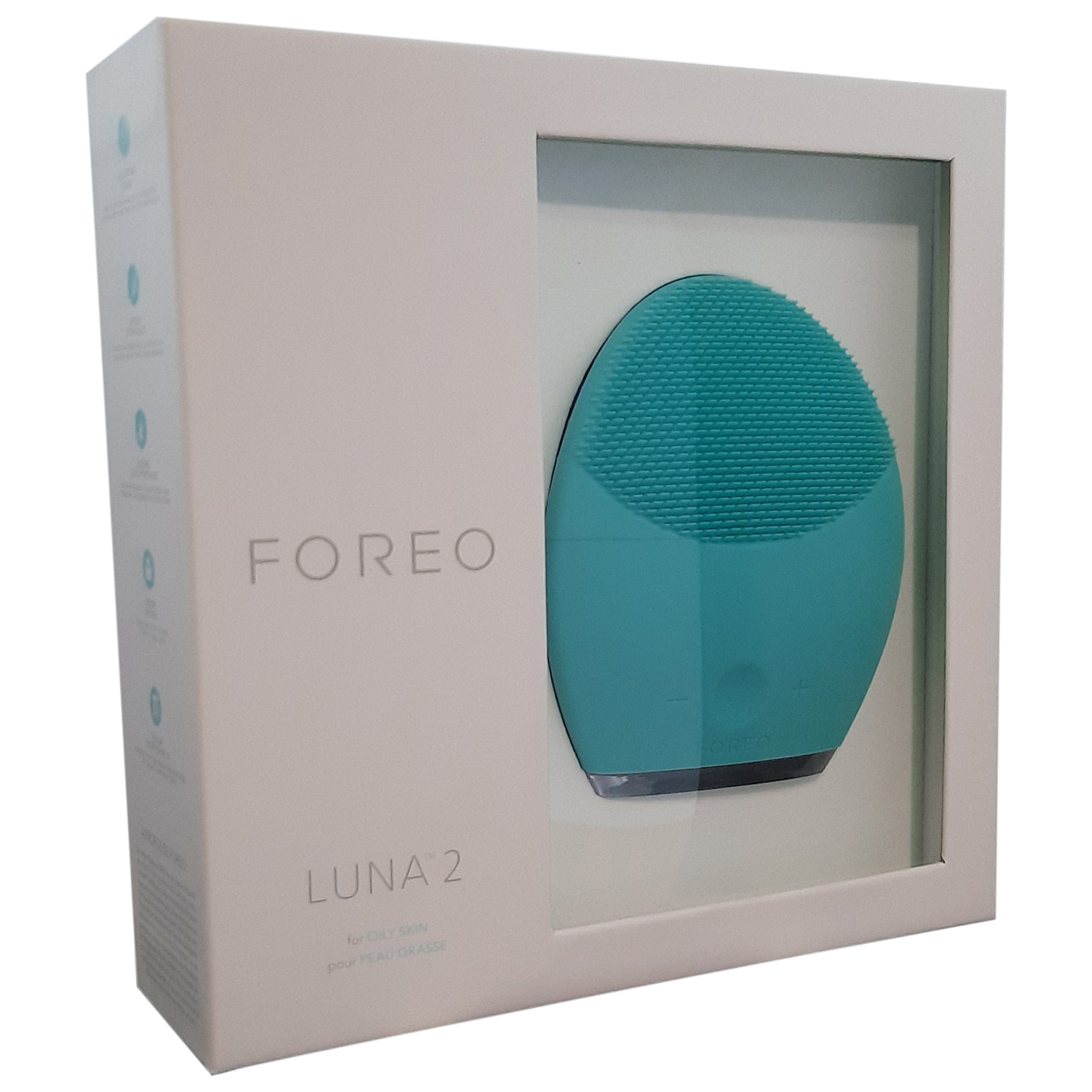 Foreo LUNA 2 elektrische Gesichtsbürste und Anti-Aging Massagegerät, türkis von FOREO