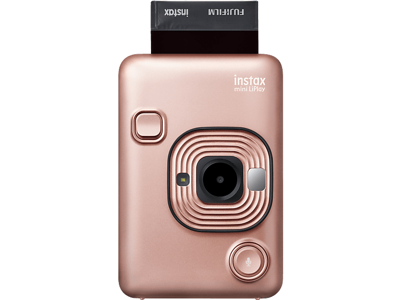 FUJIFILM instax mini LiPlay Sofortbildkamera, Blush Gold von FUJIFILM
