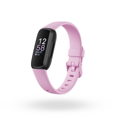 Fitbit Inspire 3 Fitness-Tracker Flieder/Schwarz von Fitbit