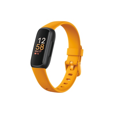Fitbit Inspire 3 Fitness-Tracker Gelb/Schwarz von Fitbit