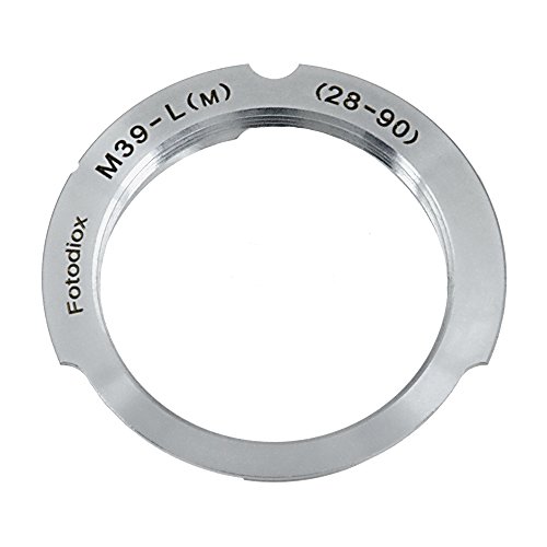 Fotodiox Lens Mount Adapter Compatible with M39/L39 (28/90mm Frame Line) Lenses on Leica M-Mount Cameras von Fotodiox