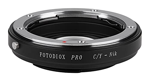 Fotodiox Pro Lens Mount Adapter Compatible with Contax/Yashica (CY) Lenses on Nikon F-Mount Cameras von Fotodiox
