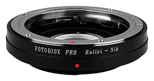 Fotodiox Pro Lens Mount Adapter Compatible with Rollei (QBM) 35mm Film Lenses on Nikon F-Mount Cameras von Fotodiox