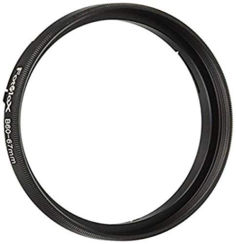 Fotodiox Step Up Filter Adapter Ring for Hasselblad Bayonet 60 B60 - 67mm, Anodized Black Metal Filter Adapter Ring von Fotodiox