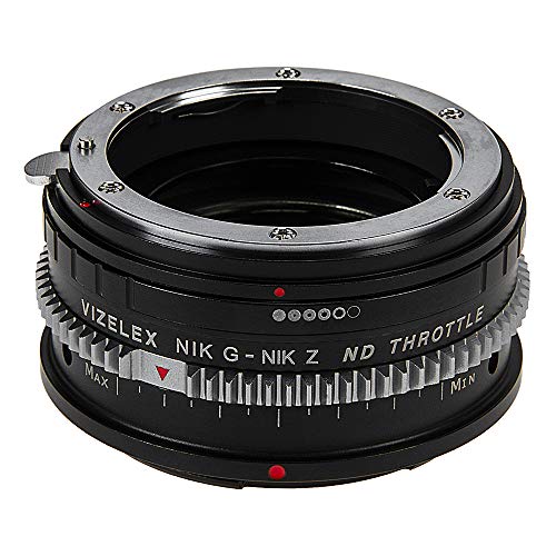 Vizelex CINE ND Throttle Lens Mount Adapter Compatible with Nikon Nikkor F Mount G-Type D/SLR Lens on Nikon Z-Mount Cameras von Fotodiox