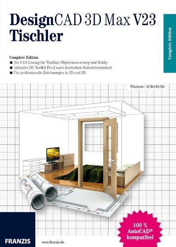 DesignCAD 3D Max V23 Tischler [Download] von Franzis