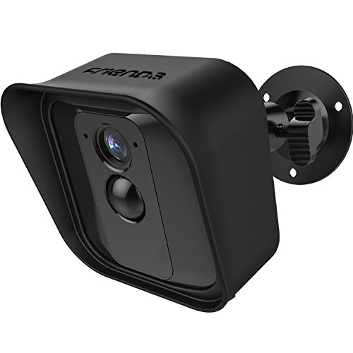 Frienda 360 Grad Einstellbare Wandhalterung und Silikon Schutzhülle für Blink XT Drinnen/Draußen Sicherheit Kamera (1, Schwarz) von Frienda
