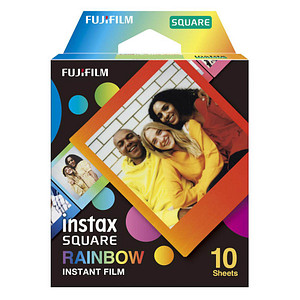 FUJIFILM instax SQUARE Sofortbildkamera-Film RAINBOW, 10 St. von Fujifilm