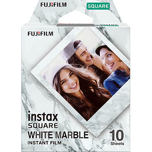 FUJIFILM instax SQUARE Sofortbildkamera-Film White Marble, 10 St. von Fujifilm