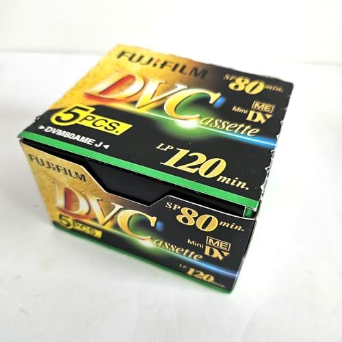 Fujifilm 5 Stück. Mini-DV-Kassetten 80 min SP Modus 120 Minuten LP Mode von Fujifilm