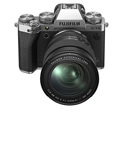 Fujifilm X-T5 Silber + FUJINON XF16-80mmF4 R OIS WR Objektiv Kit, 4547410486544 von Fujifilm