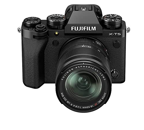 Fujifilm X-T5 schwarz + FUJINON XF18-55mmF2.8-4 R LM OIS Objektiv Kit von Fujifilm