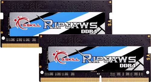 G.Skill Ripjaws Laptop-Arbeitsspeicher Kit DDR4 8GB 2 x 4GB 2400MHz 260pin SO-DIMM CL16-16-16-39 F4- von G.Skill