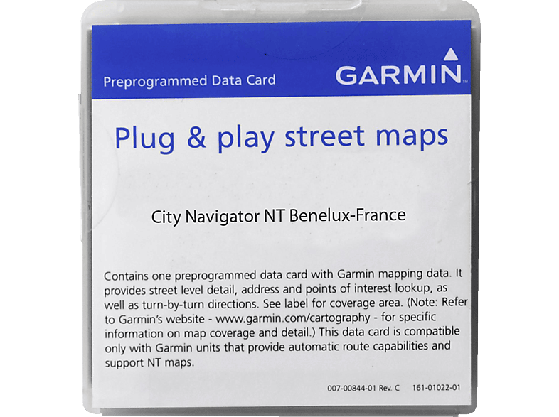 GARMIN City Navigator NT Benelux-Frankreich, Micro-SD, passend für Navigationsgerät von GARMIN