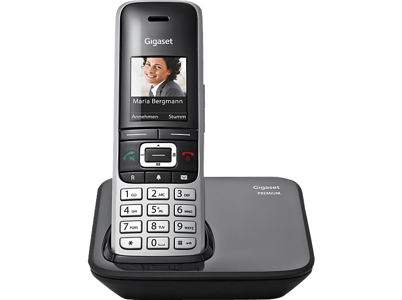 GIGASET PREMIUM 100 Analoges Festnetztelefon mit DECT-Mobilteil von GIGASET
