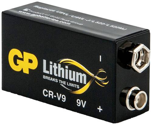 GP Batteries GPCR9VSTD565C1 9V Block-Batterie Lithium 800 mAh 9V 1St. von GP Batteries