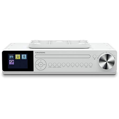 Grundig GKR1020 DKR 2000 BT DAB + CD Küchenradio mit Bluetooth, DAB + Empfang und CD-Player Weiß von GRUNDIG