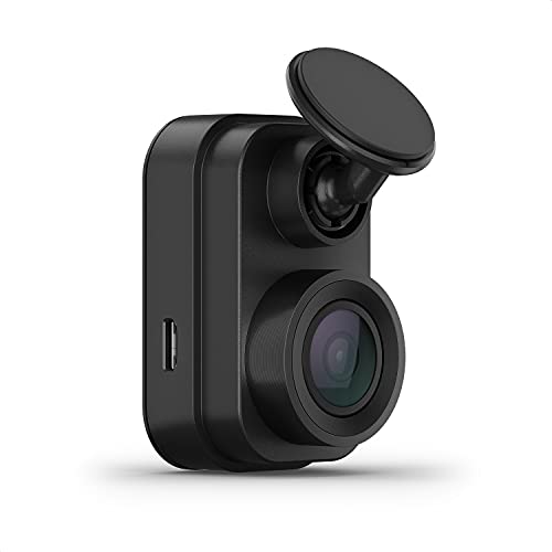 Garmin Dash Cam Mini 2 – ultrakompakte Dashcam mit automatischer Unfallerkennung, weitem 140° Bildwinkel, scharfen HD-Aufnahmen in 1080p, Sprachsteuerung und vernetzten Services (Generalüberholt) von Garmin