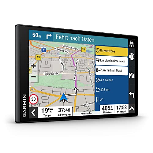Garmin DriveSmart 76 MT-D – Navigationsgerät mit großem 7 Zoll (17,8 cm) HD-Display, 3D-Europakarten mit Umweltzonen, Verkehrsinfos in Echtzeit via Digital Traffic, Sprach- und Fahrerassistenz von Garmin