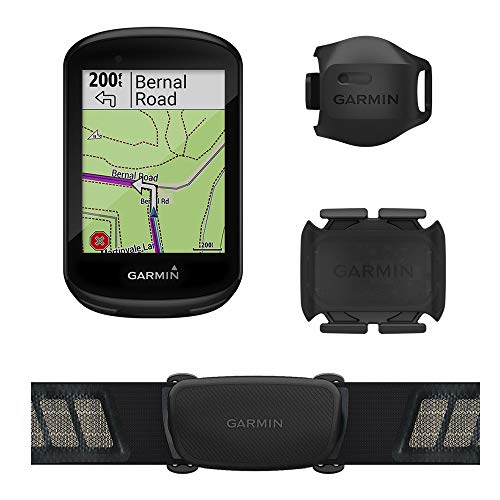 Garmin Edge 830 Sensor Bundle, Performance Touchscreen GPS Radcomputer mit Mapping, dynamischer Leistungsüberwachung und Beliebtheitsrouting, inklusive Geschwindigkeits- und Trittfrequenzsensor und von Garmin