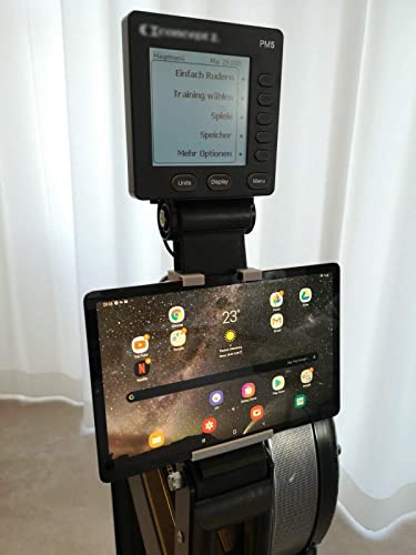 Generisch Tablet und Smartphone Halterung für das Concept2 Model C & Model D Rudergerät für Tablets bis 11 Zoll Bildschirmdiagonale von Generisch