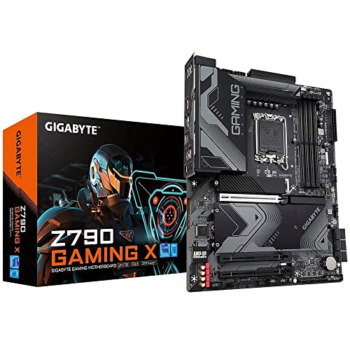 Gigabyte Z790 Gaming X AX Motherboard - Supports Intel Core 14th CPUs, 16*+1+2 Phases Digital VRM, up to 7600MHz DDR5, 4xPCIe 4.0 M.2, Wi-Fi 6E, 2.5GbE LAN, USB 3.2 Gen 2 von Gigabyte