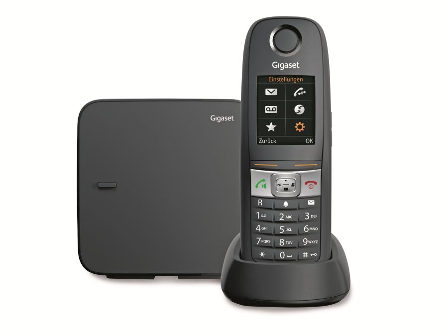 GIGASET Schnurloses DECT-Telefon E630, schwarz von Gigaset