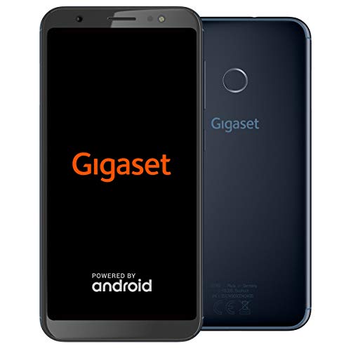 Gigaset GS185 Smartphone ohne Vertrag (13,97 cm (5,5 Zoll) HD+ Display, 16GB Speicher, Android 8.1) midnight blue von Gigaset
