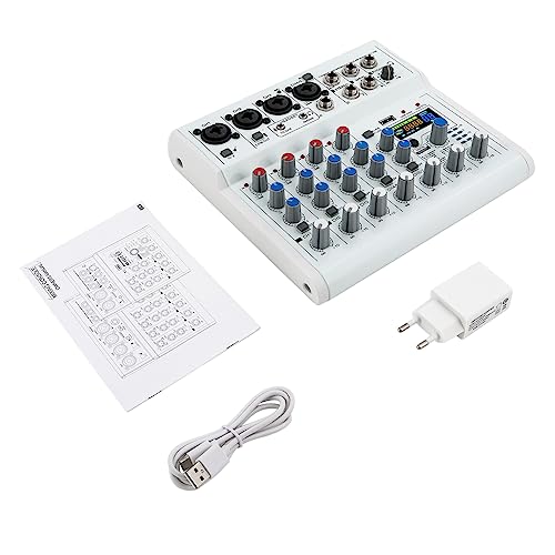 7-Kanal-Stereo-Live-Mixer, DJ-Mixer-Board Karaoke-Mixer Audio-Interface, 88 Arten von DPS-Digitaleffekte für Studio-Mixer von Gorgivous