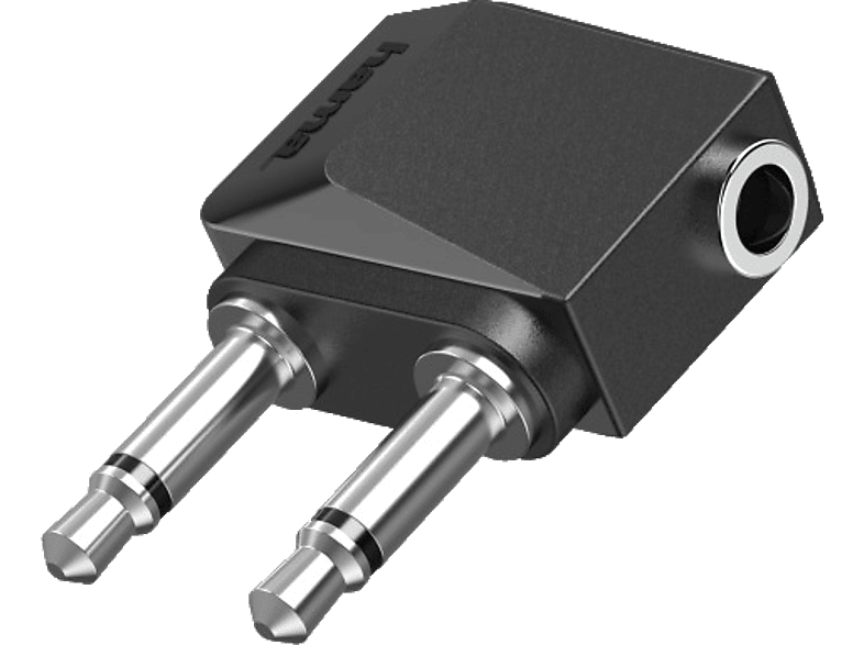 HAMA 2x 3.5 mm Klinken-Stecker auf 1x Klinken-Kupplung, Audio-Adapter von HAMA