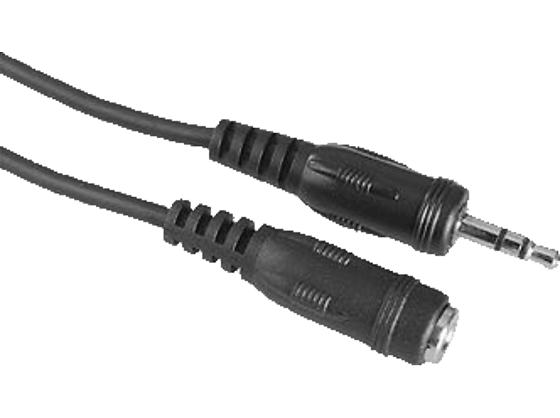 HAMA 3.5 mm Klinken-Stecker auf Klinken-Kupplung, Audio Kabel, 5 m von HAMA