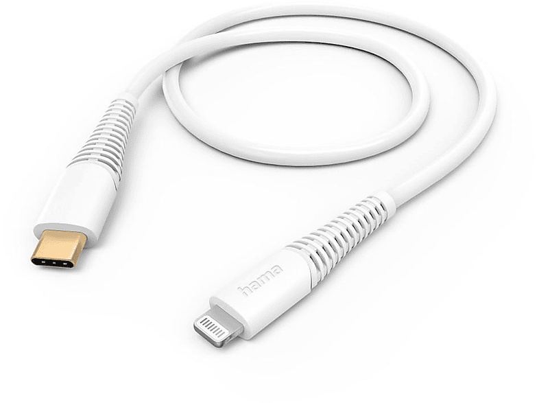 HAMA USB-C auf Lightning 1.5 m Ladekabel Apple, Weiß von HAMA